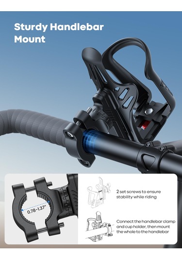 Lamicall Motosiklet Ve Bisiklet Su Sisesi Tutucu Bcsw01