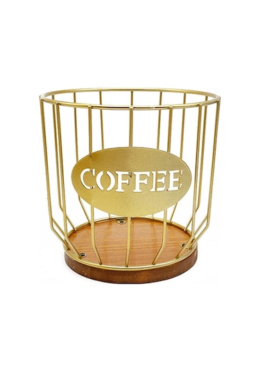 Kahve Kapsülü Filtre Depolama Sepeti Ev Mutfak Süslemeleri, Size:c Black No Lid Şeffaf