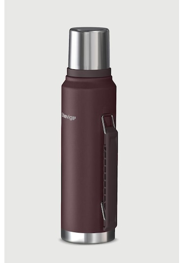 Stevig 1 Camper Klasik Kulplu Sızdırmaz Çelik Termos 1.2 Lt Dark Plum St-258 Bordo