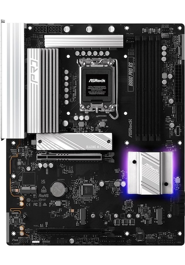 Asrock B860 Pro Rs Lga1851 Ddr5 8666mhz+ Oc Atx Gaming Oyuncu Aaaa11asr0033