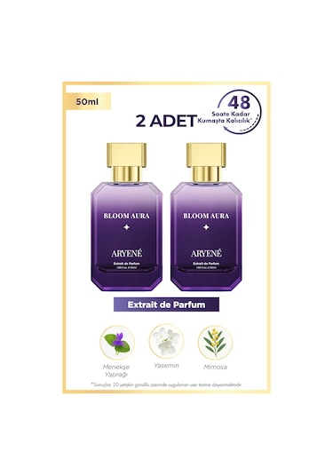 Aryene Bloom Aura Debut Kadın Parfüm 50 Ml 2 Adet Çiçek