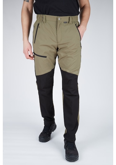 Alpinist Rugged Flex Erkek Pantolon Haki-Siyah (546125726)