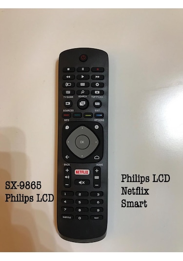 Philips Uyumlu Lcd Led Netflix Smart Tuşlu Tv Kumandası