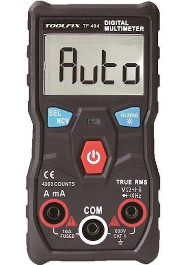 Toolfıx Tf-404 True Rms Dijital Multimetre Ncv