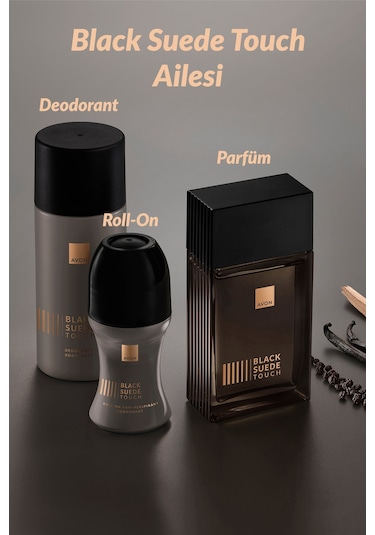 Black Suede Touch Erkek Parfüm Rollon Deodorant Paketi Diğer