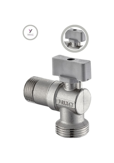 Yayke Mini Çamaşır Musluğu Çamaşır Makinesi Makinası Musluğu Krom