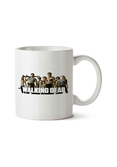 The Walking Dead Karakterler İki Tarafı Baskılı Kupa Bardak Çok Renkli