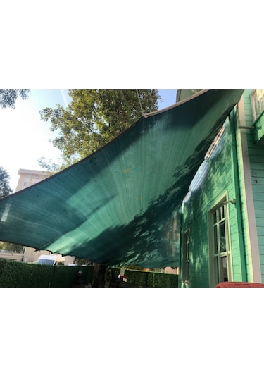 Morilu 95'lik Gölgelik File - Havuz Gölgelik - Yeşil Gölgeleme Filesi - Tekne Gölgelik - Şeritli Halkalı