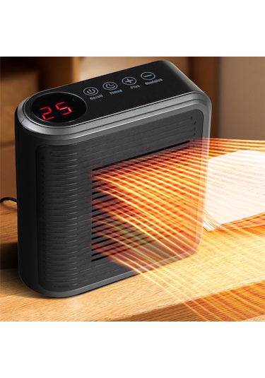 Yunboo Duvar Montlu Mini Isıtıcı 800w - 8 Saat Zamanlayıcı, Sessiz Çalışma, 21-30m², Avrupa Standartı