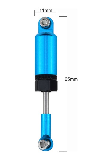 Samdoo Kaburgacı Kamyonet C14-c24 İçin 4'lü Alüminyum Amortisör Seti Mavi - 11mm Çap, 65mm Uzunluk
