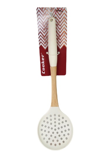 Cooker Lüx Silikon Kevgir 33cm Beyaz Ckr2319
