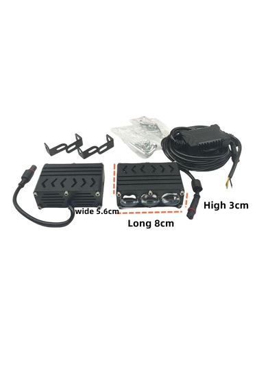 Offroad Sis Lambası 3 Led Beyaz 55w Sarı 55w 12-80v