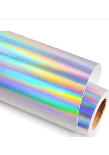 Hologram Gökkuşağı Bir Araçlık Set 4 Jant Kaplamalık Folyo