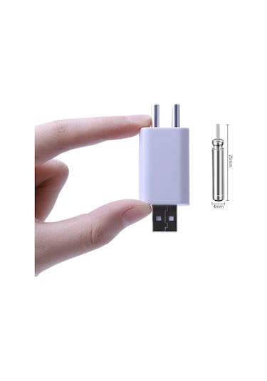 Cr425 3v Şarjlı Pil Ve 2 Girişli Usb Şarj Aleti