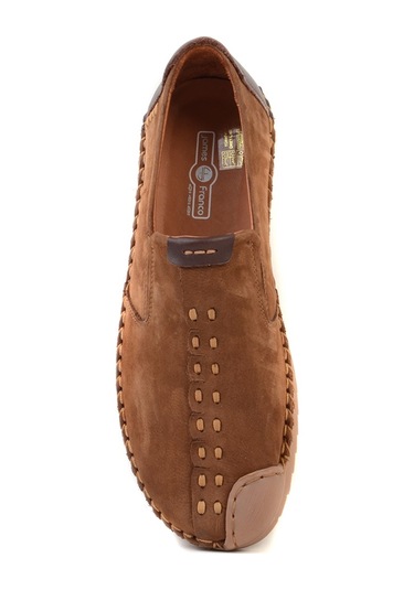 James Franco 4622 %100 Hakiki Deri El Saraçlı Casual Erkek Ayakkabı Taba