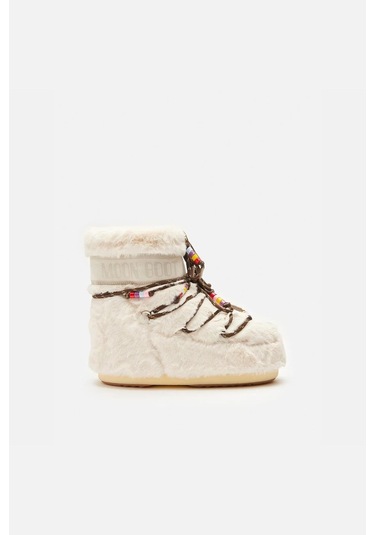 Moon Boot Icon Low Faux Fur Beads Kadın Bot 80d1409470 Krem
