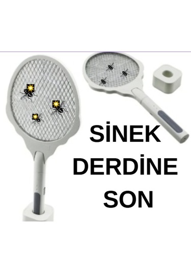 Sinek Öldürücü Usb To Type-c Şarjlı Sinek Öldürücü Raket Ayak Apa