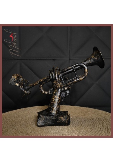 Trompet Heykel Üfleme Figür Dekoratif Obje Ve Biblo Dekorasyon 1