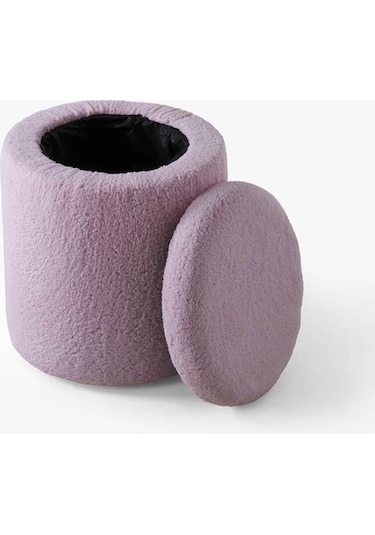 Teddy Sandıklı Puff Pembe