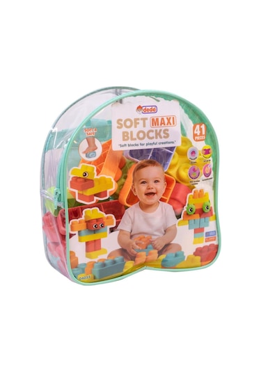 Dede Oyuncak Çantalı Soft Maxi Bloklar 41 Parça 04055