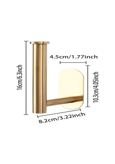 Ranyeek 4 Adet Metal Perde Kancası Seti - Zırtopu Olmadan Duvar Montajlı, Güçlü Yapıştırıcı, Farklı Perde Tipleri İçin Uygun Altın