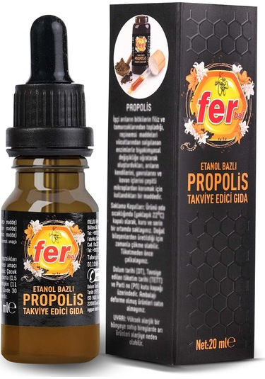 Fer Etanol Bazlı Propolis Takviye Edici Gıda 20 ML