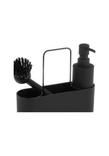 Homyl Depolama Çok Fonksiyonlu Sabun Şişesi Tepsisi Ile Siyah Diğer