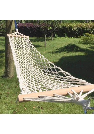 Suntek Kamp Hamak Ağır Katlanır Plaj Veranda Arka Bahçe Beyaz
