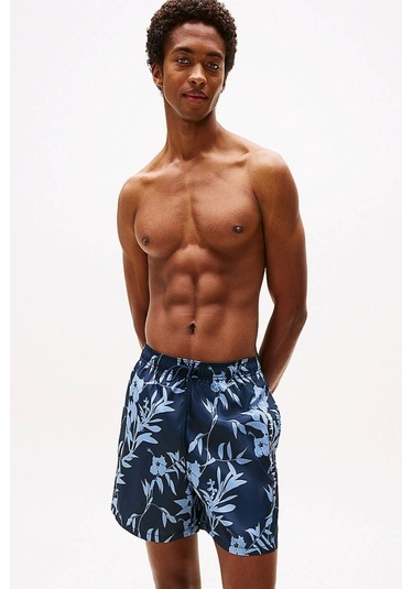 Tommy Hilfiger Erkek Mavi Şort Mayo Mavi