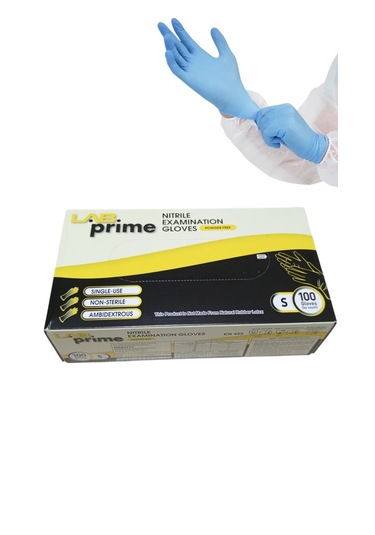 Çok Amaçlı - Nitril Eldiven Pudrasız Mavi Renk ---s Beden---gıdaya Uygun 100 Adet/paket