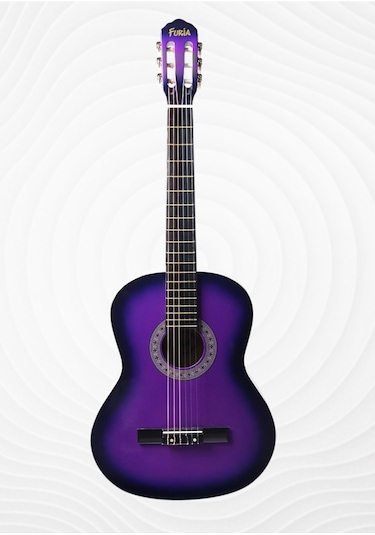 Cg-3902prs Klasik Gitar 4/4 Yetişkin Boy Sap Ayarlı Full Set Mor