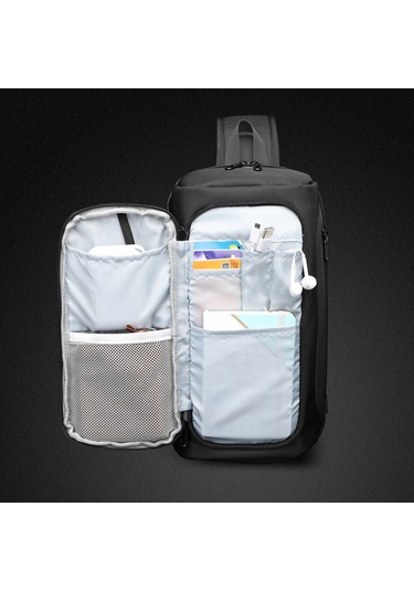 Yunboo Erkekler İçin Usb Şarjlı, Hırsızlığa Karşı Su Geçirmez Sırt Çantası - Ozuko Çok Renkli