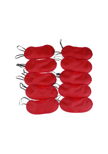 10 Adet Rahat Uyku Göz Maskesi Gölge Kapak Körü Körüne Gece Uyku Seyahat Yardım Uyku Maskesi Körü Körüne Eyepatch Sleepmasker Kahverengi