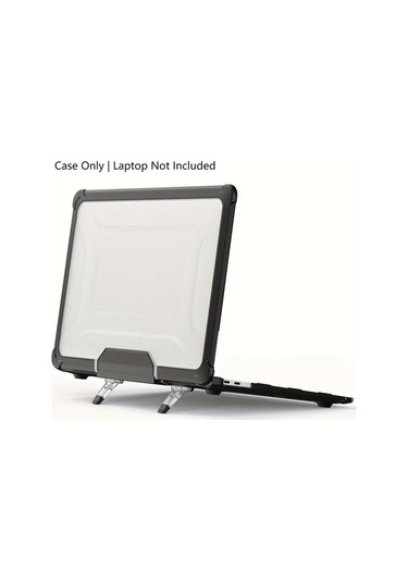 Xuweiwei Macbook Uyumlu Air 15 3 İnç 2023 Siyah İçin Premium Hibrit Laptop Kılıfı Silikon Pc Darbeye Dayanıklı Siyah