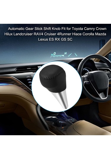 Mufunye Toyota Modelleri İçin Siyah Otomatik Vites Kol Köprüsü - Kolay Kurulum, Dayanıklı Abs+pu Malzeme Siyah