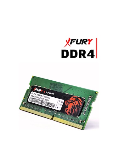 Fury E-sport Ddr4 8gb 3200 Mhz Notebook Ram Bellek 1x8gb
