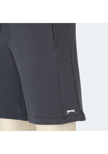 Slazenger VILTE I Erkek Cepli Koyu Gri Şort