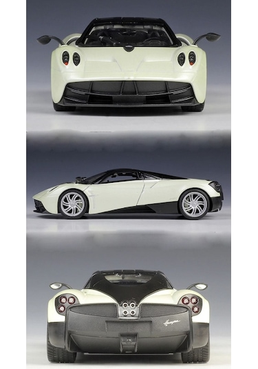 Pagani Huayra 1:24 Model Araç Beyaz Renk Koleksiyon