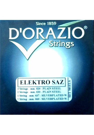 D'orazıo Elektro Saz Takım Tel