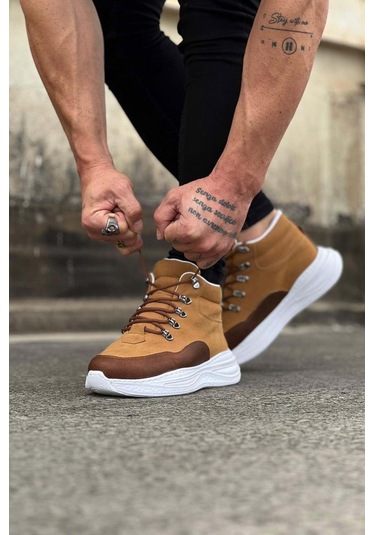 Wg035 Taba Yüksek Taban Yarım Bilek Bot Renklı