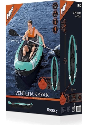 Avmarin Bestway Hydro Force Ventura Tek Kişilik Şişme Kano 65118 ·