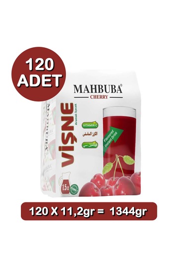 Mahbuba Vişne Aromalı Soğuk Toz İçecek 120x11.2gr