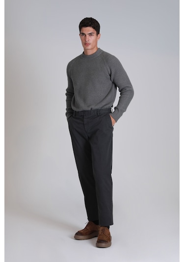 Lufian Gabrıel Spor Erkek Chino Pantolon Slim Fit Koyu Yeşil Koyu Yeşil 112190305100610 Koyu Yeşil