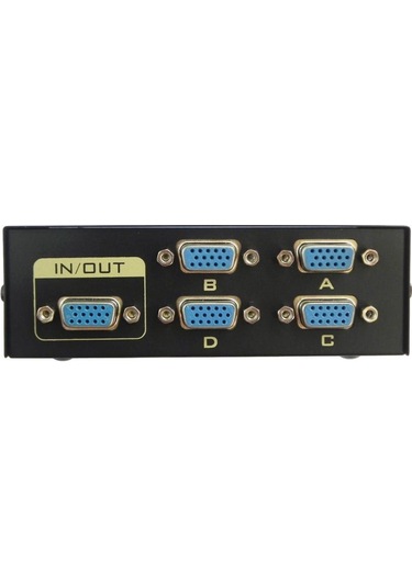 4841 Vga Switch Çoklayıcı Çoğaltıcı 4 Port 4 Kasa 1 Ekran