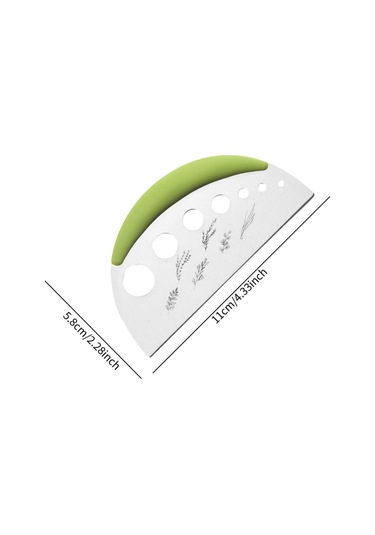 Homyl Kişniş Pazı Kekik Için Ot Soyucu Metal Kesici Yaprak Yeşil