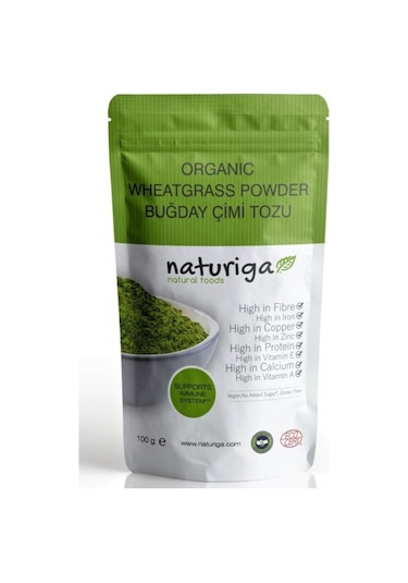 Naturiga Organik Buğday Çimi Tozu 3 x 100 G