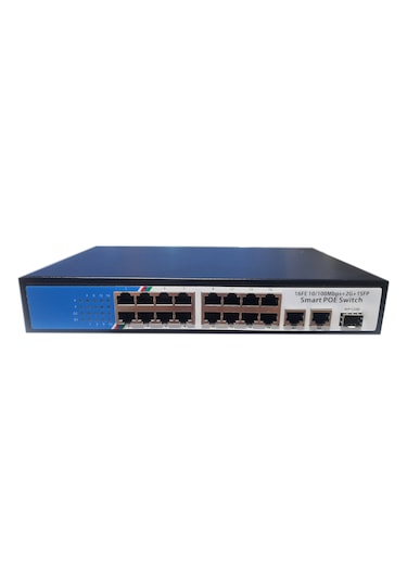 apronx 16 port poe 260w switch 10/100 16 poe + 2 uplink + 1sfp