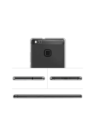 Zore Huawei P10 Lite Kılıf Süper Silikon Kapak - Renksiz Renksiz