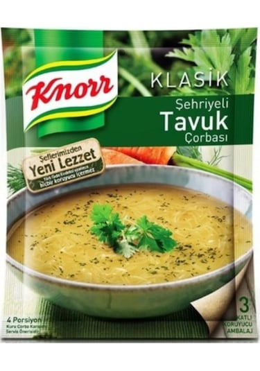 Knorr Şehriyeli Tavuk Çorbası 12 x 54 G