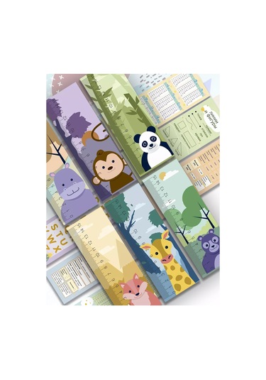 Artfrei Ders Kitabı Ve Kitaplar İçin Yer İşareti - Çizgili /6 Adet 222884139